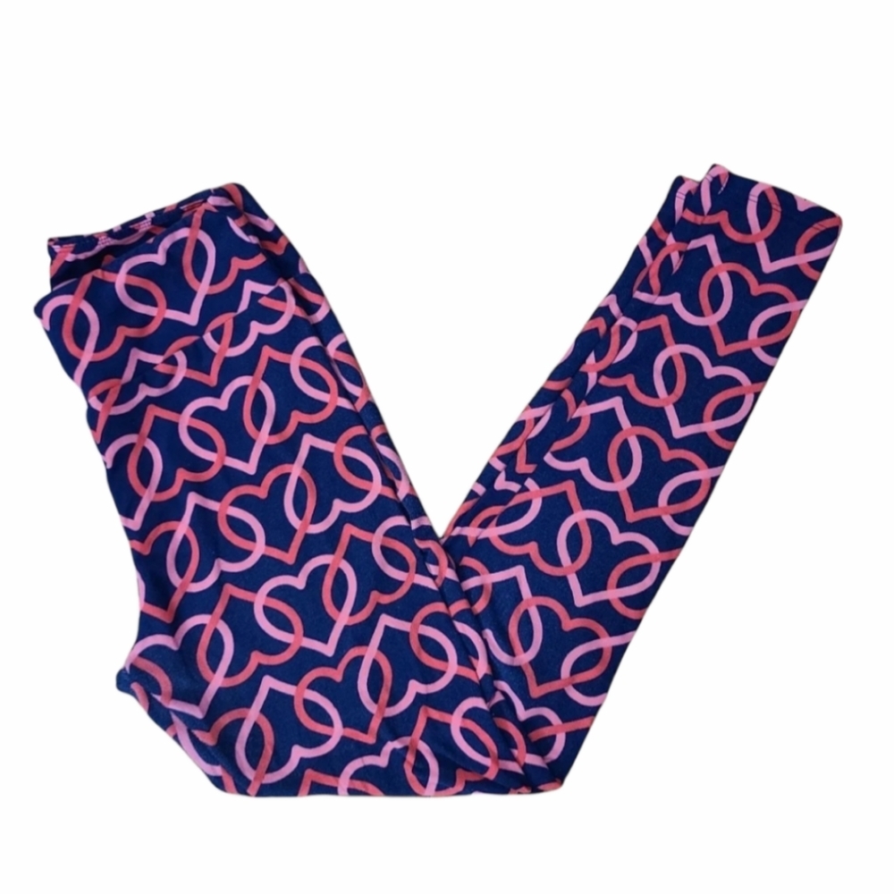🩷❤️ LuLaRoe Hearts Leggings Valentine's Day OS